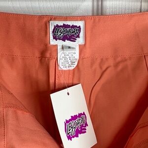 Leggiadro Coral Orange Women’s Bermuda Shorts NWT